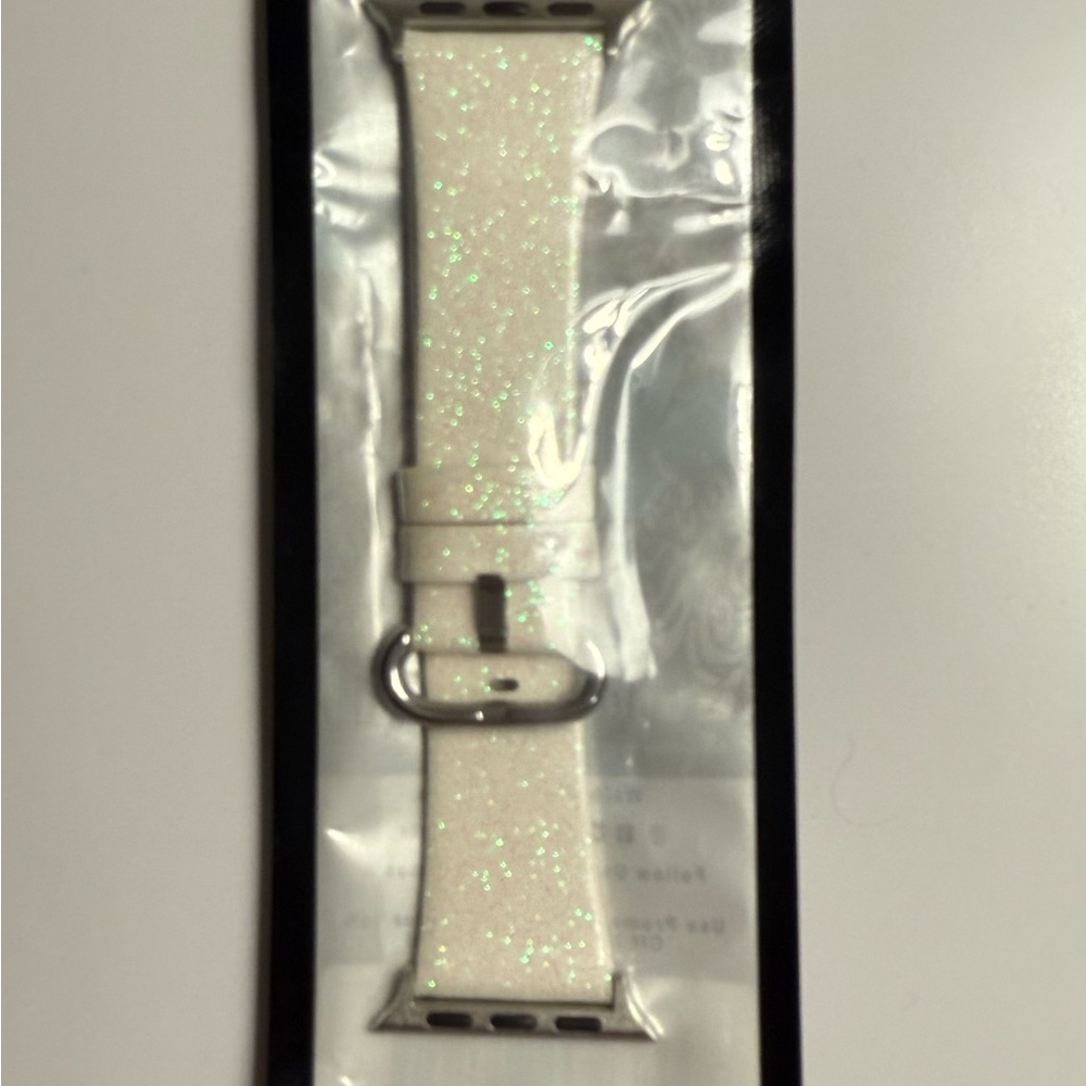 LOQ Glittering White Watch Strap